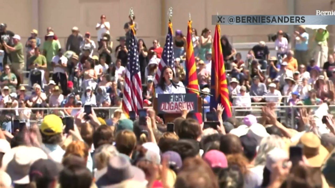 Thousands show up for Bernie Sanders rally in Tucson - YouTube