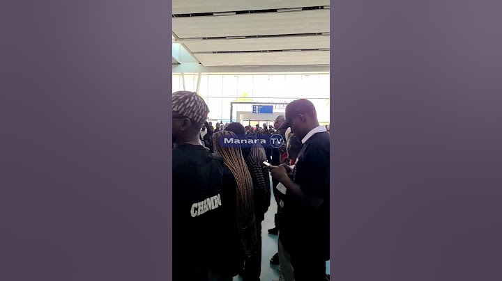 IBRA ALIVYOFIKA AIRPORT KUMPOKEA HARMONIZE