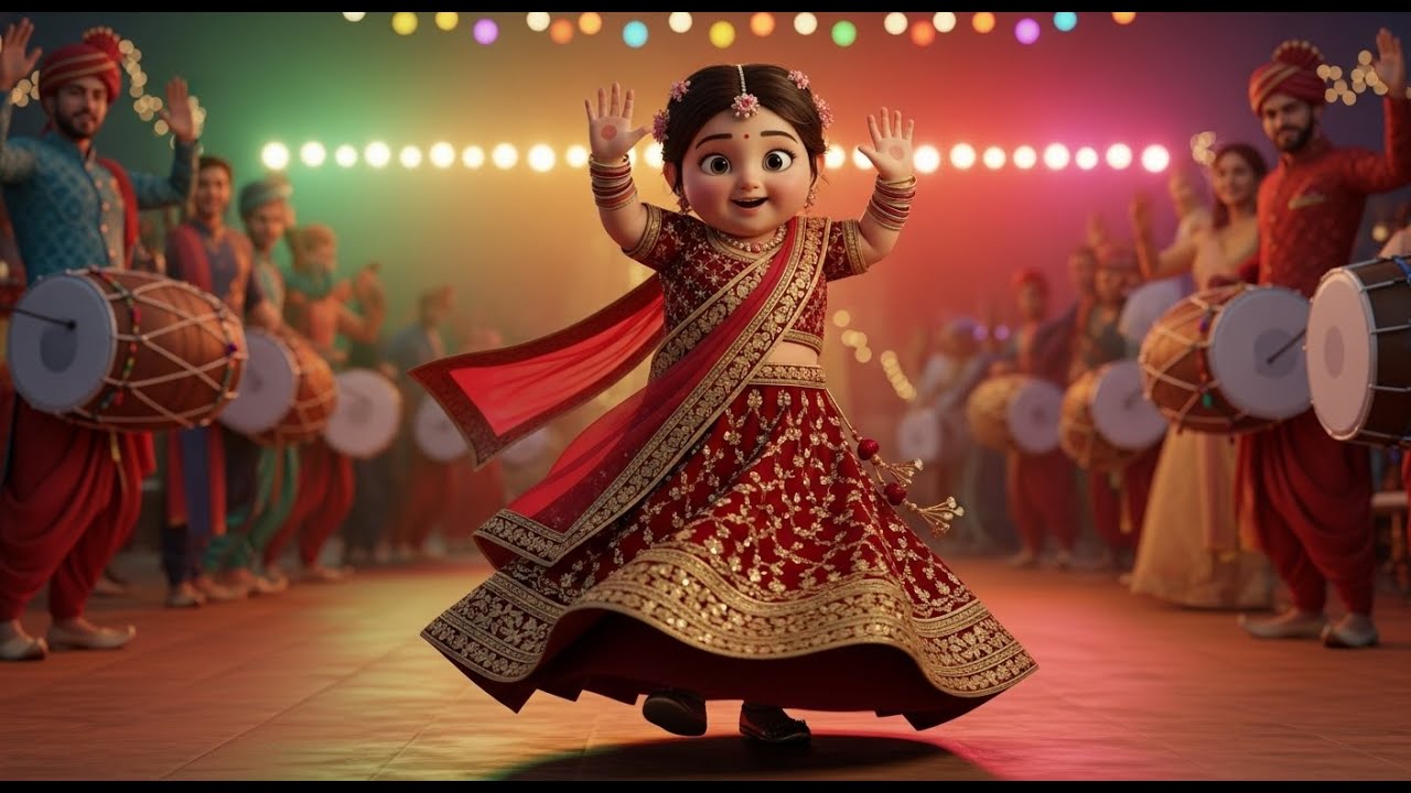 Little Party Star: Baby Girl Dancing in Sparkly Dress ✨🎉