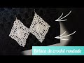 Brinco de croche rendado, tutorial passo a passo fácil de fazer