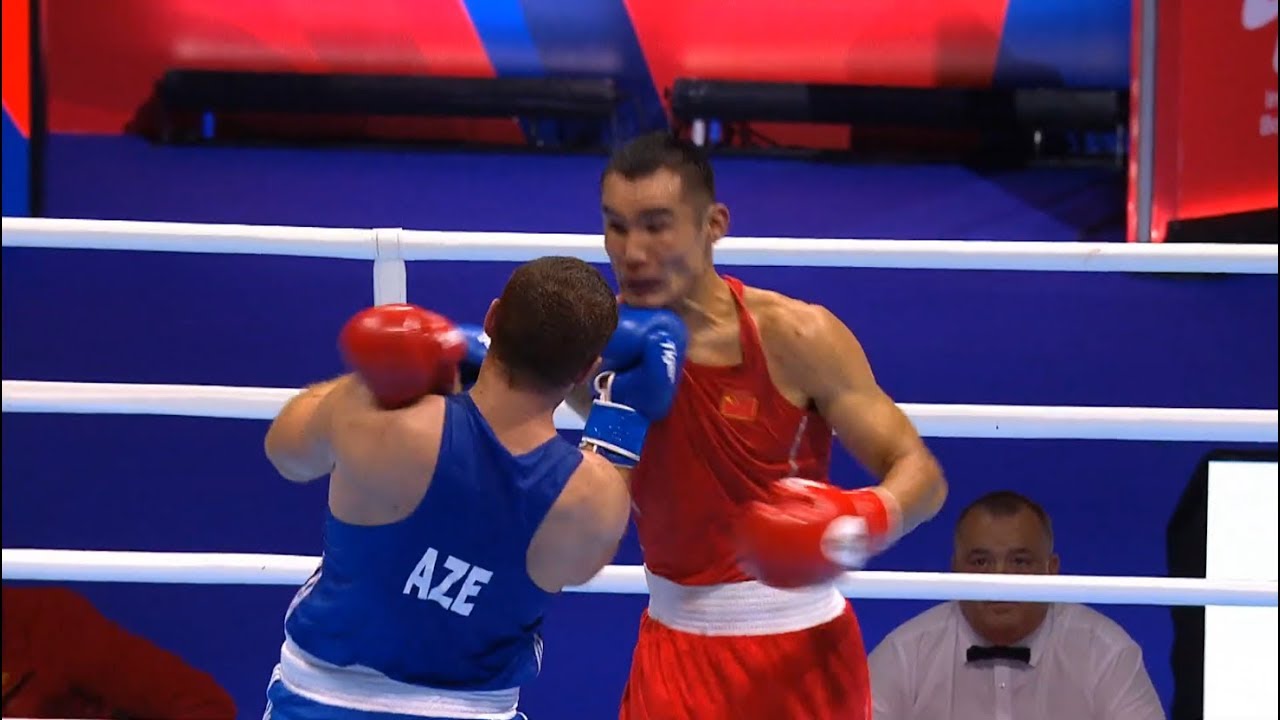 Round of 32 (+91kg)  BAYIKEWUZI DANABIEKE (CHN) vs ABDULLAYEV Mahammad (AZE) /AIBA World 2019