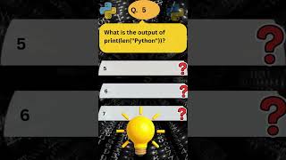 Q.5- Python Quiz for Beginners ?? Easy to Hard