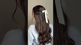 The cutest spring hairstyle 🎀🩷🌸 #spring #hair #hairtok #hairtutorial #beautyshorts