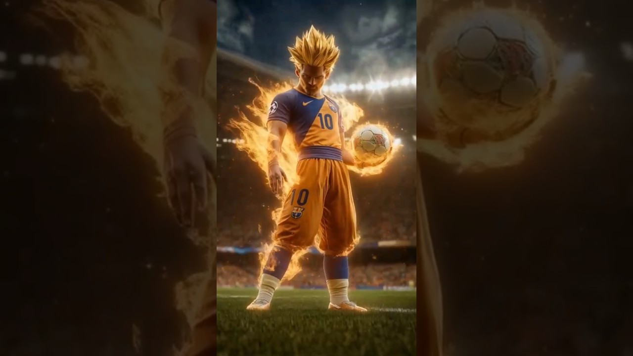 Messi Goku Hybrid Fusion 