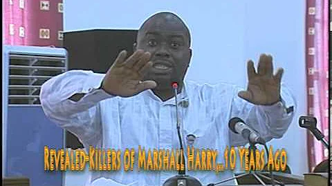 Revealed !  Killers of Marshall Harry , 10 Years A...