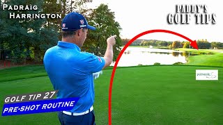 Celebrity ESTABLISHING A CONSISTENT PRE-SHOT ROUTINE | Paddy's Golf Top #27 | Padraig Harrington Wealth