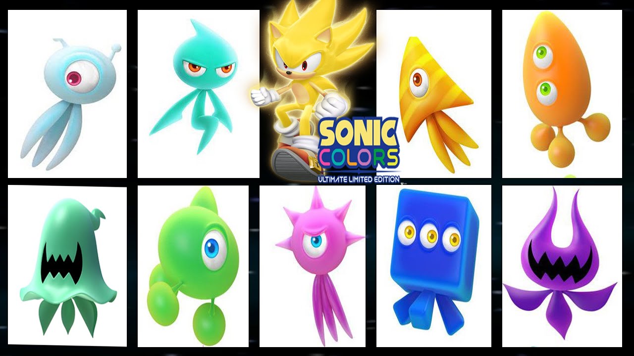 Sonic Colors Ultimate All Wisps NS#Sonic# Colors Ultimate#switch#sonic 