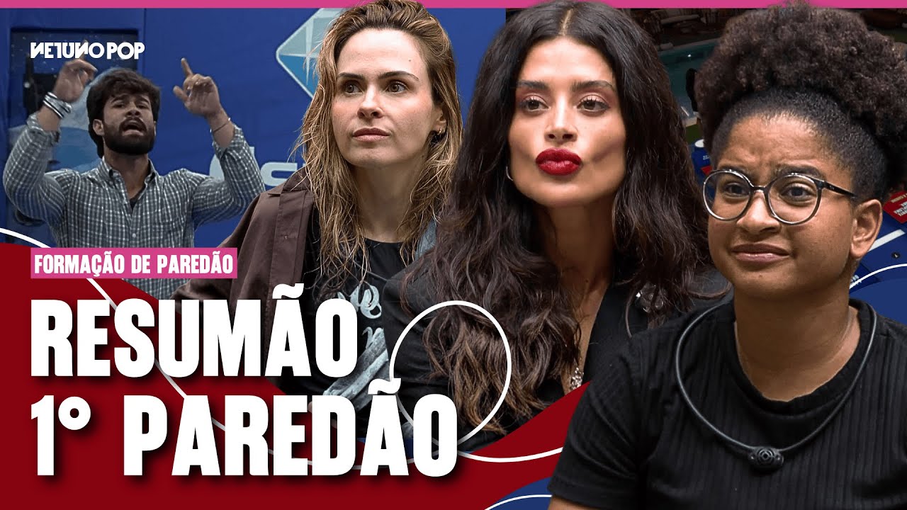 Resumão 1º Paredão BBB 26 | Aline Campos x Ana Paula Renault x Milena | PA escapa