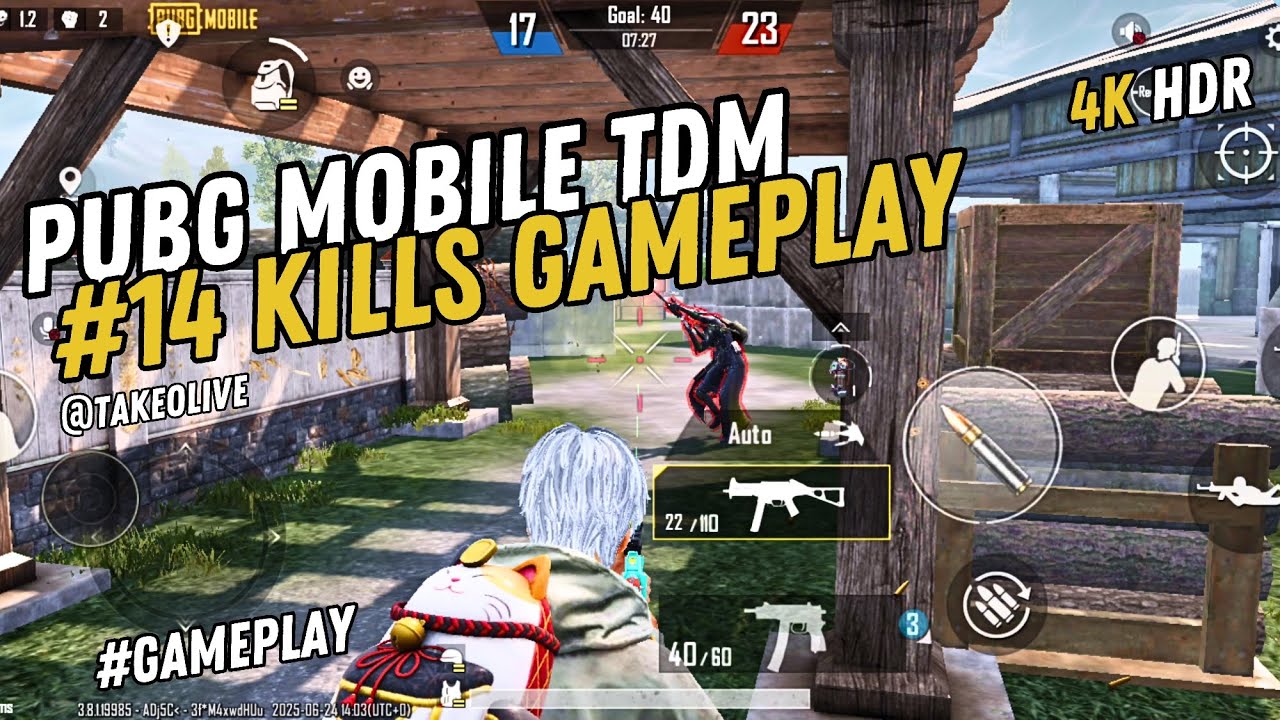 🔥🇯🇵 TDM WAREHOUSE | 4K HD PUBG MOBILE | 14 KILLS | TAKEO 