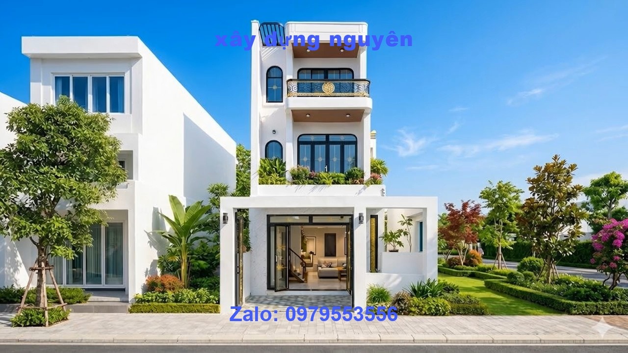 Mẫu Nhà Ống 1 Trệt 2 Lầu Diện Tích 4x18m Thiết Kế 4 Phòng Ngủ #nha3tang