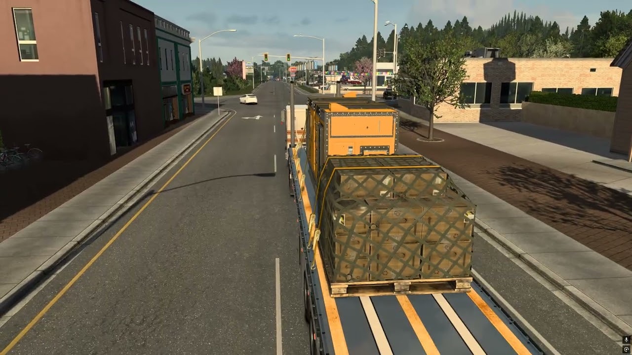 American Truck Simulator | Pete 362  | Flatbed Manac  - 201