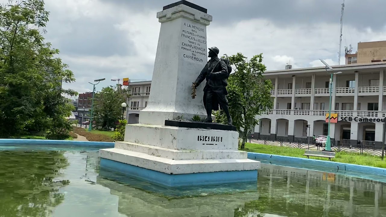 French in Cameroon. First World War Monument in Douala, Cameroun