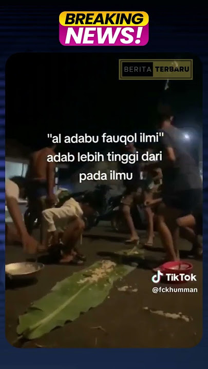 Viral Video Pemuda Injak Makanan Demi Konten #shorts