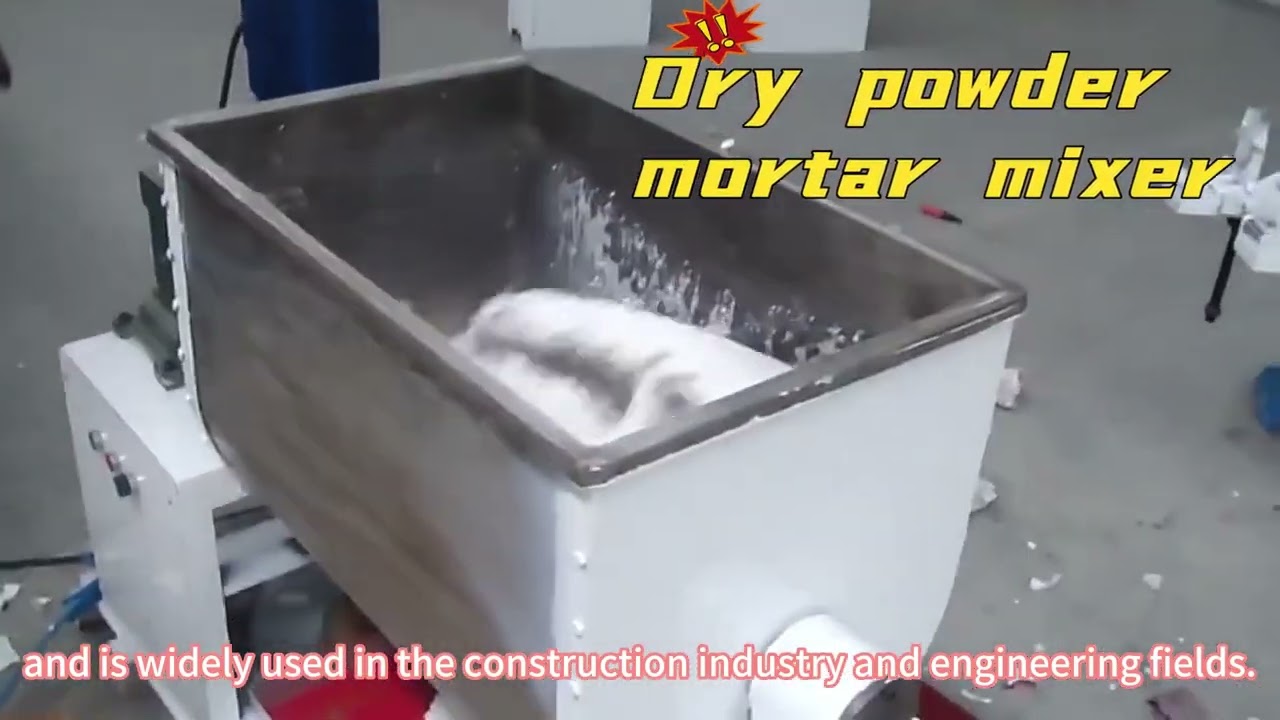 Dry mortar mixer