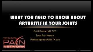 Arthritis Treatment Options at an Austin pain clinic (512) 456-8886