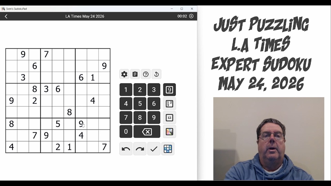 Suduさん　専用ページ LA Times Expert Sudoku May 24 2026 - YouTube