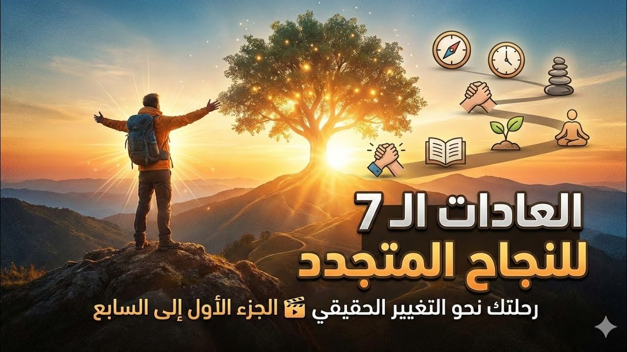 العادات السبعة غيرت حياتي..سأخيرك كيف طبقتها