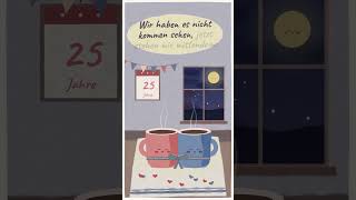 promo fuenfundzwanzig jahre wir aquarell