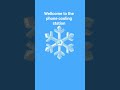 welcome to the phone cooling station #phone #cooling #cold