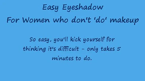 Easy Eyeshadow!