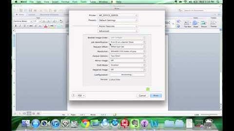 Printers: Installing Xerox Printers on MAC OS X Device