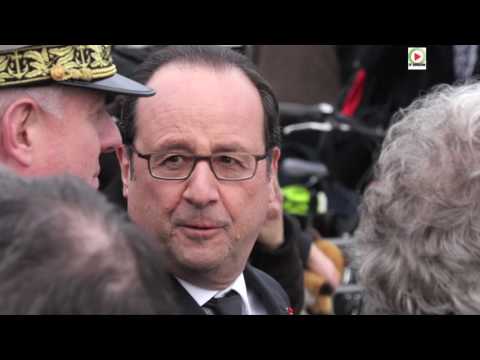 BREST  |  François Hollande inaugure la Médiathèque - BRETAGNE Télé