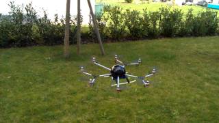 Multiwii Oktokopter Flyduino FreeImu 3.5_MS