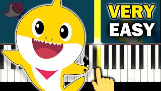 Baby Shark Song - Very Easy Piano Tutorial