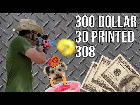 Testing my $300 3D Printed 308 Battle Rifle
