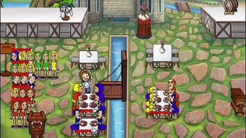 Diner Dash: Flo Through Time - All Knight Diner Level 1