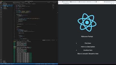 React and FastAPI Full Stack Application