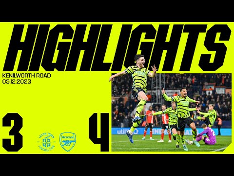 DECLAN RICE IN THE 97TH MINUTE! | Luton Town vs Arsenal (3-4) | Martinelli, Gabriel, Jesus, Havertz