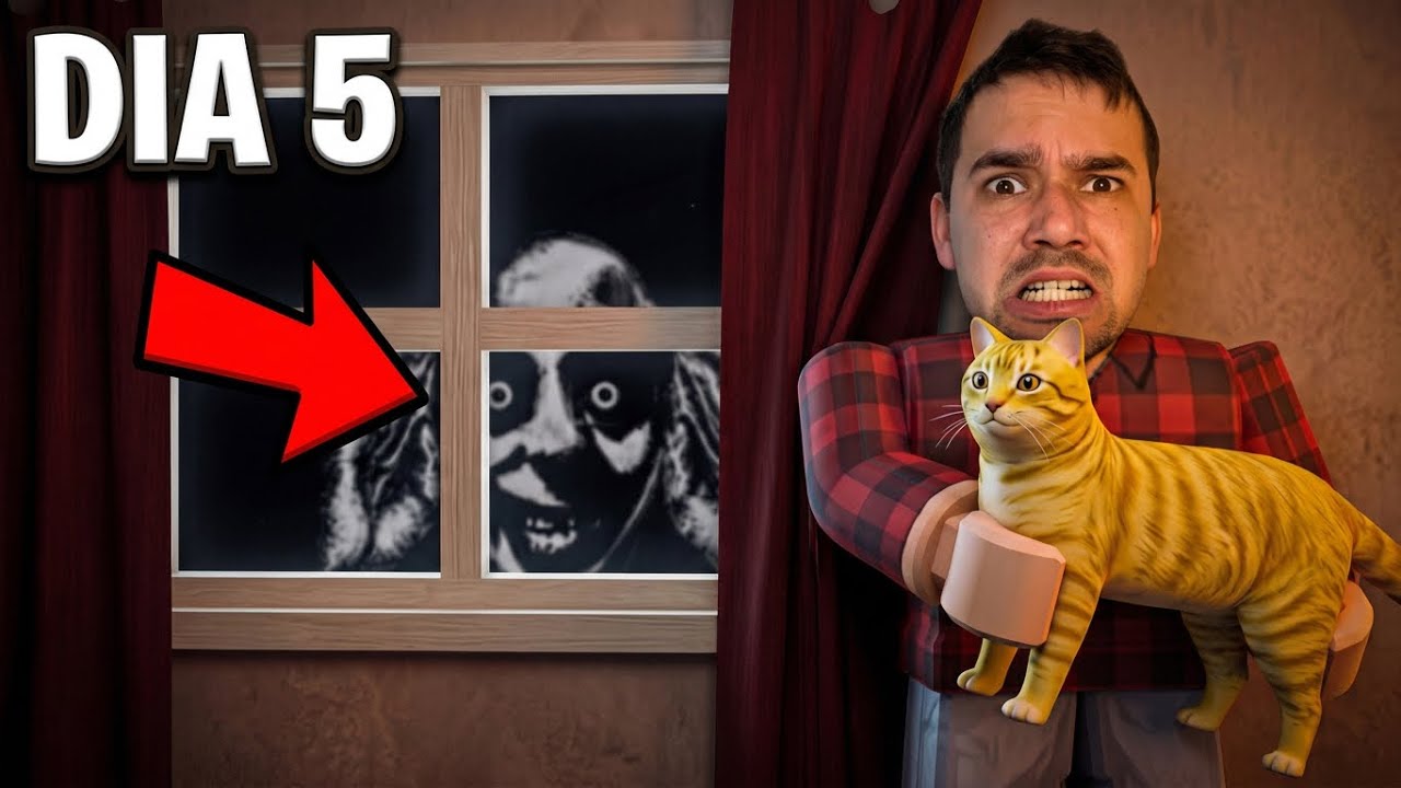 FIQUEI 7 DIAS CUIDANDO DE UM GATO NO ROBLOX!