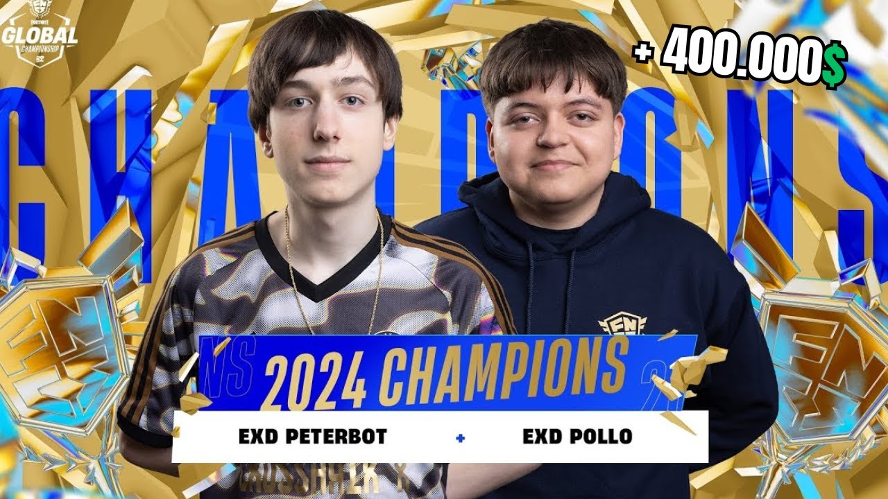 Вот как Питербот и Полло выиграли чемпионат мира по Fortnite 2024 🏆 | Эпический финал