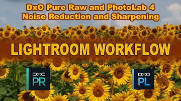 DXO PURE RAW (Plus) DXO PHOTOLAB 4 Noise Reduction and Sharpening LIGHTROOM WORKFLOW...