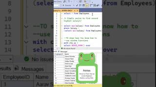 SQL Interview Question: How to Find the 2nd Highest Salary | 2 Easy Methods Explained!