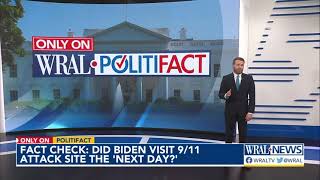 Fact check: Did Biden visit the 9/11 attack site 'the next day?'