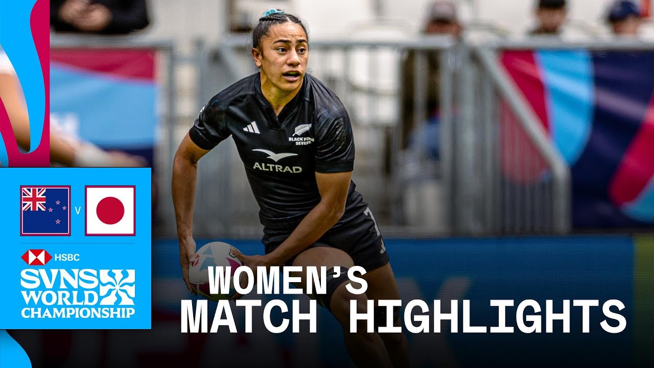 Black Ferns HOLD ON 😮‍💨 | New Zealand v Japan | HSBC SVNS Bordeaux 2026 | Match Highlights