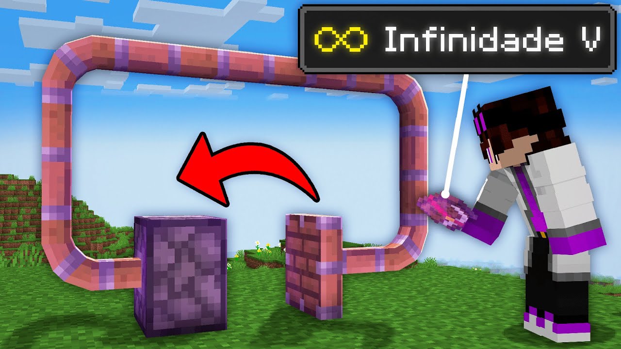 posso ENCANTAR BLOCOS DO MINECRAFT (roubado)