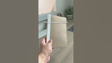 Ugly sketchbooks are okay #beginnerart #selftaught #artist #sketchbooktour