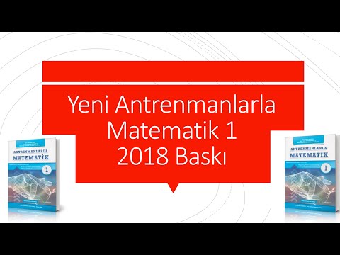 Antrenmanlarla Matematik 1 Yeni 2018 Baskı