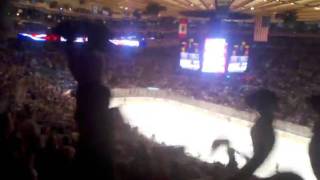 After Dubinsky's goal 4/17/11 Rangers vs. Capitals