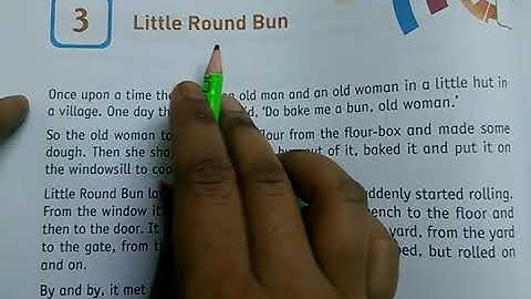 Class 2 English !! little round bun 🍩 !! in hindi