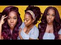 Oh! 😱 This is NEW! | Updated  Sensationnel Solana | Burgundy Wine | w/ Wigs2WaistLength | Samsbeauty