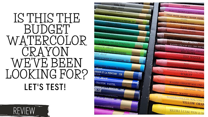 Watercolor Crayon Battle and Reviews 