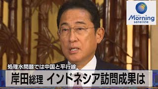 岸田総理 インドネシア訪問成果は　処理水問題では中国と平行線【モーサテ】（2023年9月8日）