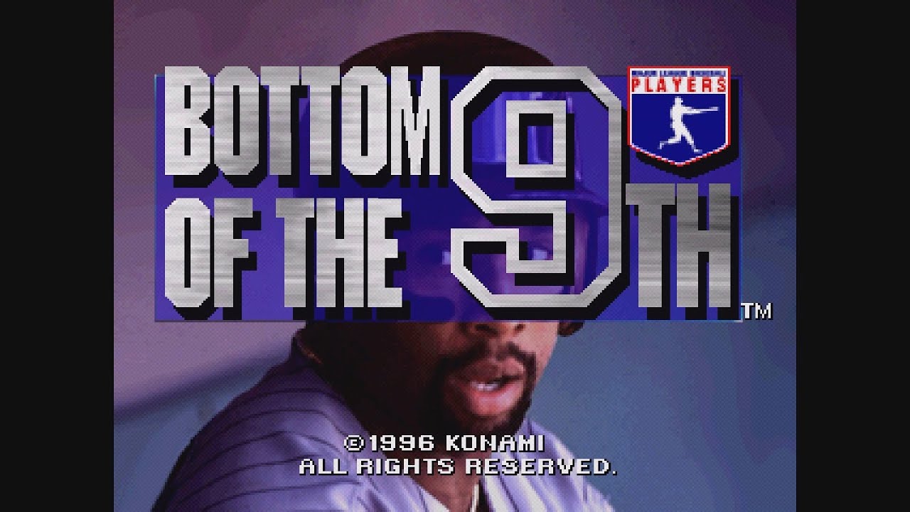 1996年にコナミが発売したMLBゲーム「BOTTOM OF THE 9TH」 - YouTube