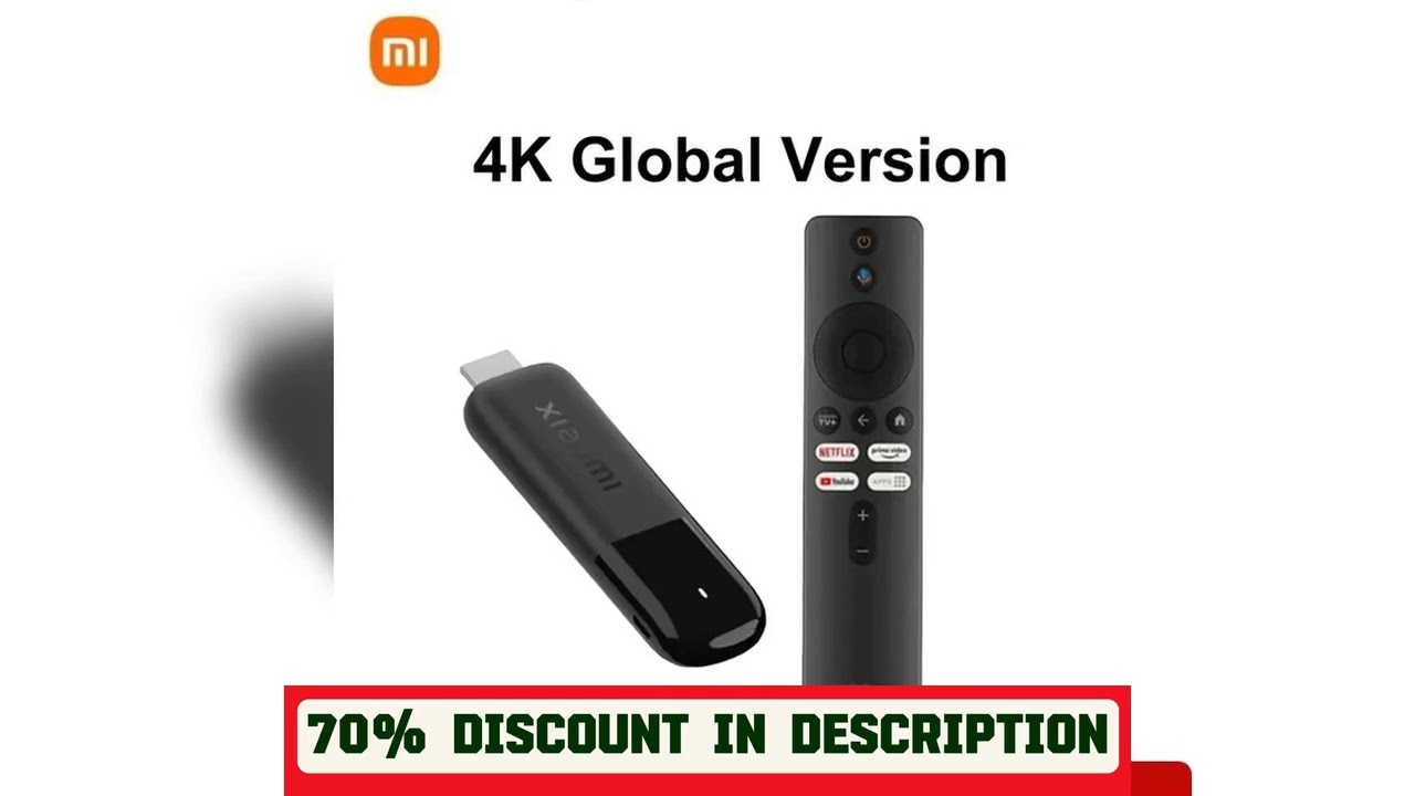 A must-have product! 2025 Global Version Xiaomi Mi TV Stick 4K 2nd Gen 2GB RAM 8GB ROM Bluetooth 5