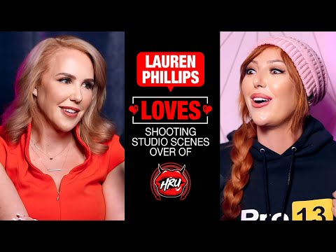 Lauren Phillips LOVES Shooting Studio Scenes Over OF 