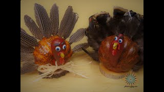 Dollar Tree Pumpkin ~ Tom Turkey ~ Featuring Miriam Joy